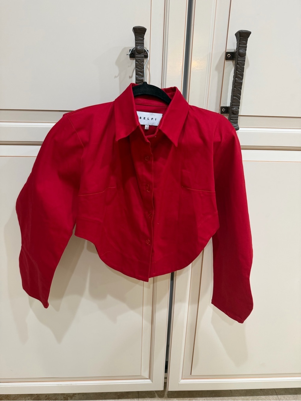 SELFI Two Wave Cropped Shirt Red South Africa (124) - Picture 7 of 12